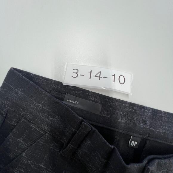 Kut From the Kloth Skinny Pants Womens 0 Petite Black Gray Pattern Stretch - Picture 3 of 8